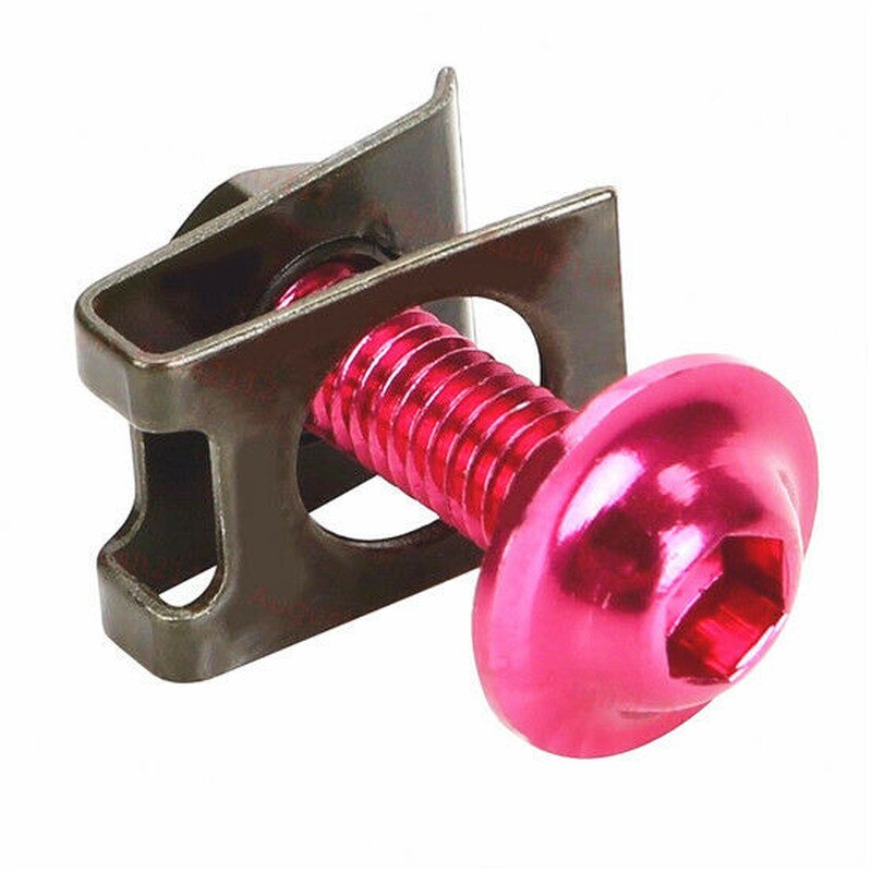 Carenado de chasis azul de 6mm, Kit de perno de trabajo, tornillo, aguja de ajuste rápido, tuerca de Clip CBR GSXR