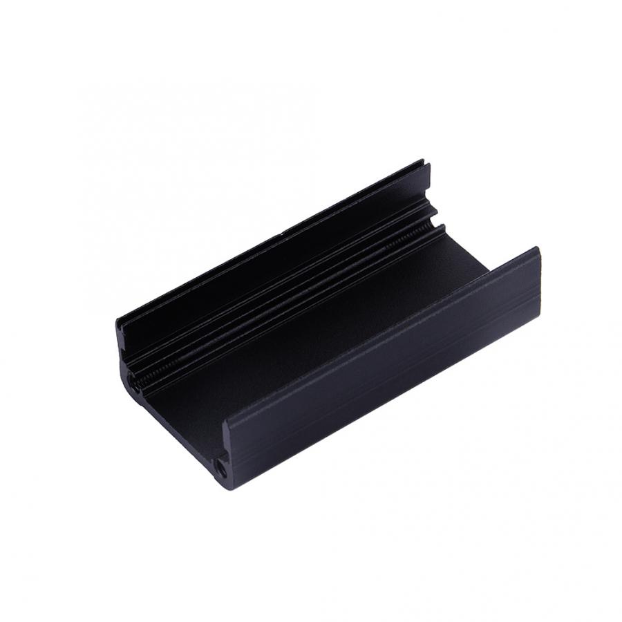 Ekstruderet aluminium kabinet aluminium pcb instrumentboks kabinet elektronisk køleboks elektronisk projekt kuffert 50 x 25 x 25mm