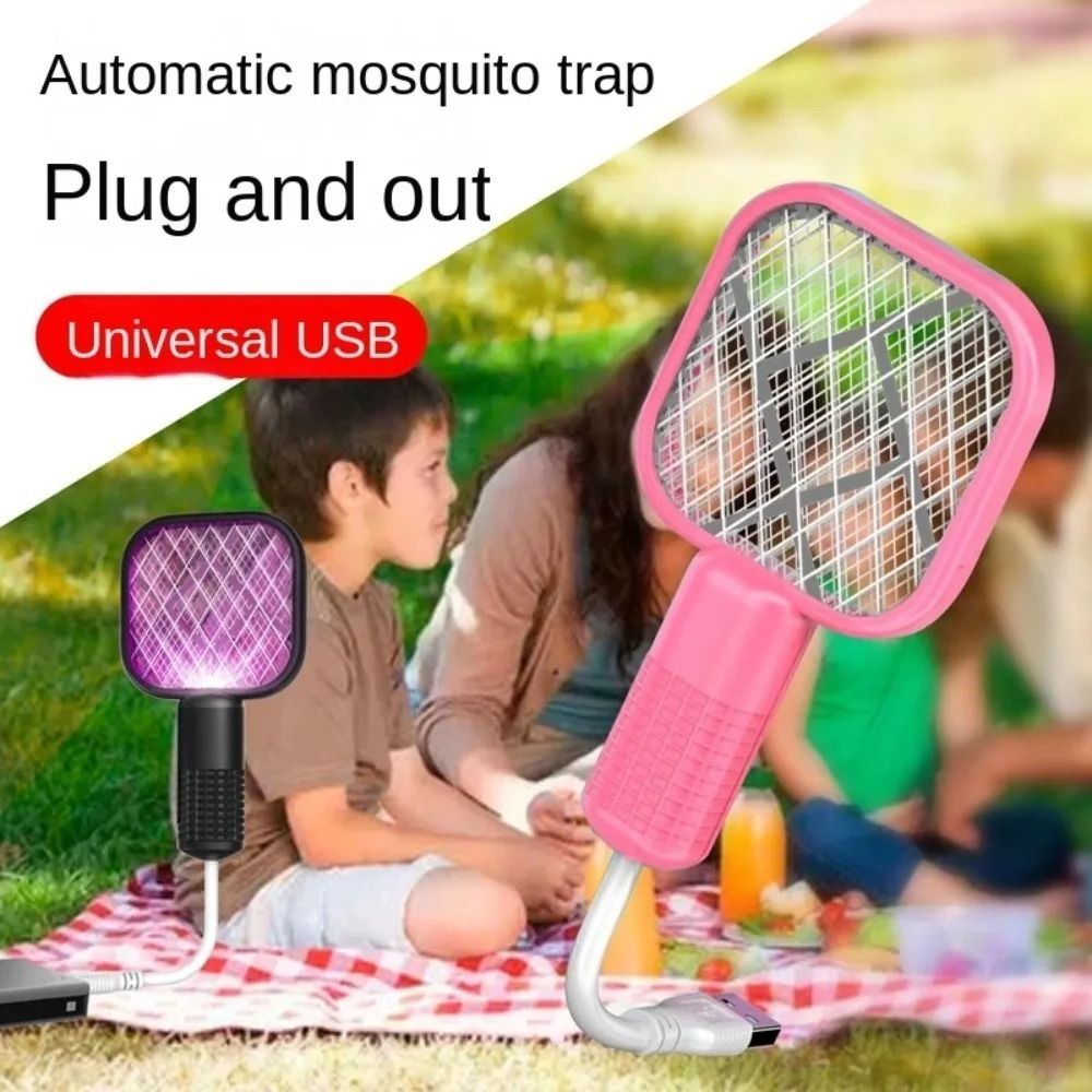 Duurzame USB Mug Swatter Val Elektrische Schok UV Licht Insect Racket Mini Draagbare Muggen Killer Lamp Thuis Outdoor