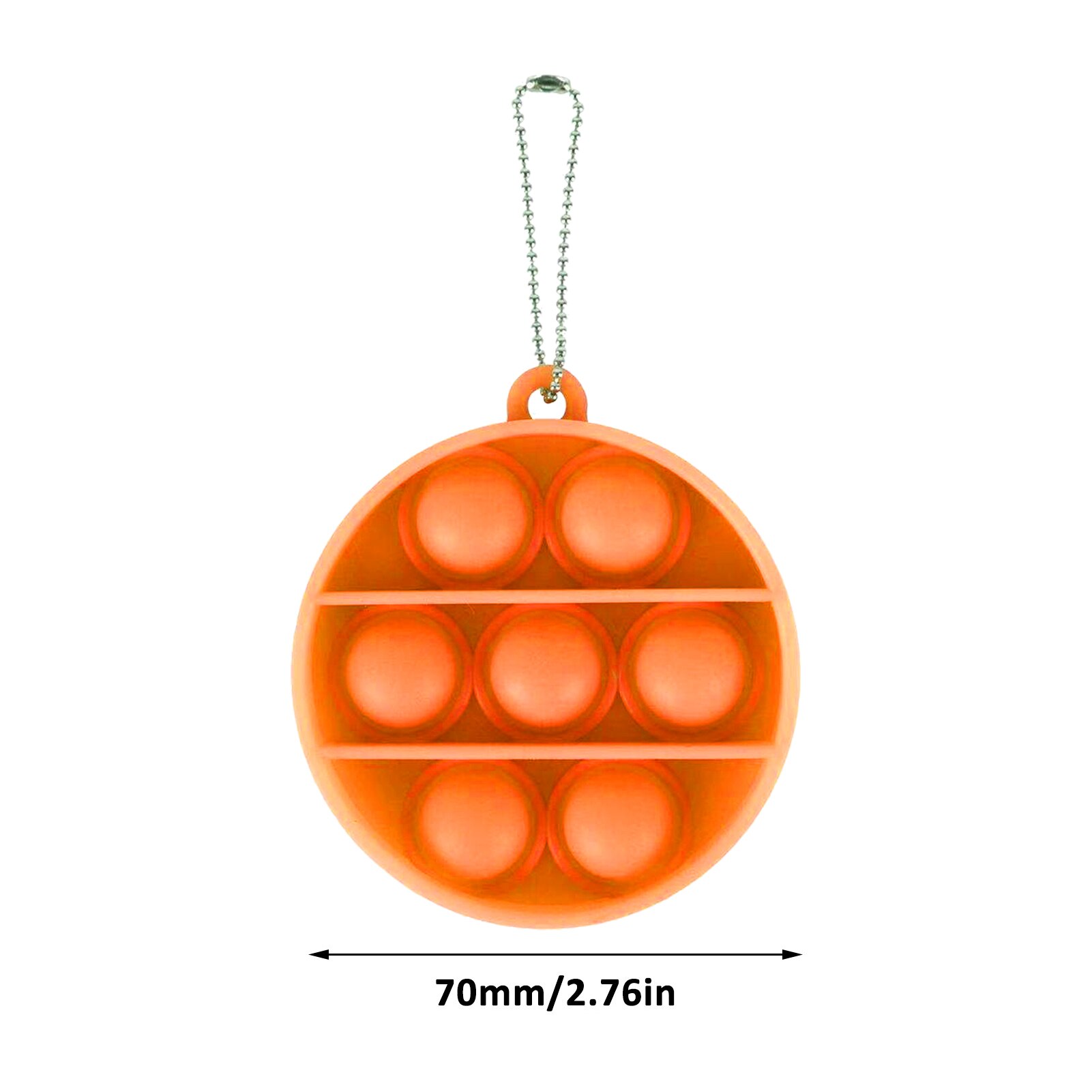 Mini Push Pop Blase Sensorischen Spielzeug Autismus Bedürfnisse Squishy Stressabbau Spielzeug Erwachsene Kind Lustige Anti-stress Pop-es Zappeln Keychain: J