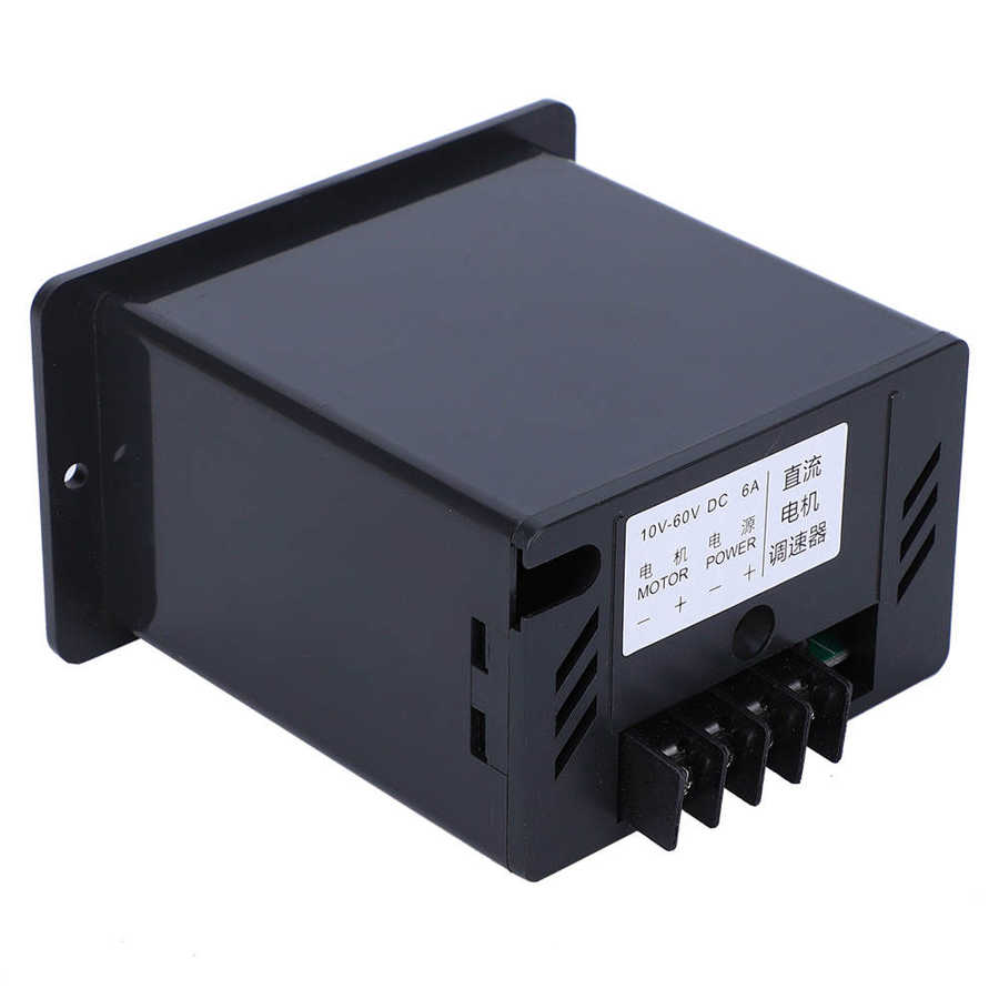 DC Brush Motor Speed Controller DC 12-48V CW Stop CCW Speed Regulator Short Circuit Protection Rate Reduction Motor Governor