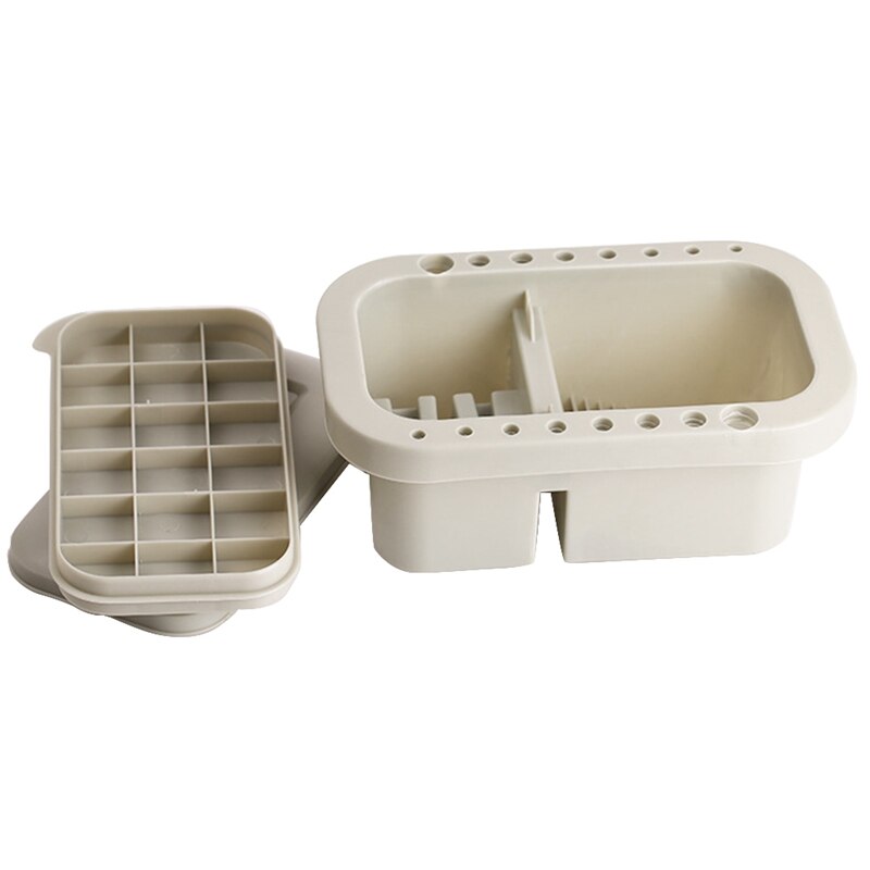 Borstel Wassen Emmer Multifunctionele Pen Vat Penselenbakje Art Supply Olie Acryl Aquarel Tool Art Palet Borstel Houder: Default Title