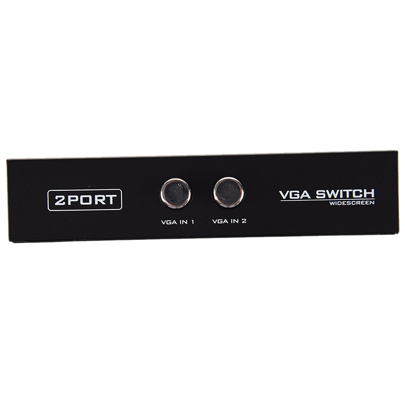 2 Port VGA Svga Monitor Sharing 2 to 1 Selector Switch Box for LCD Pc Tv Monitor