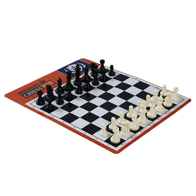 Top plast folde magnetisk skak sæt massivt træ skakbræt magnetiske stykker underholdning brætspil børn