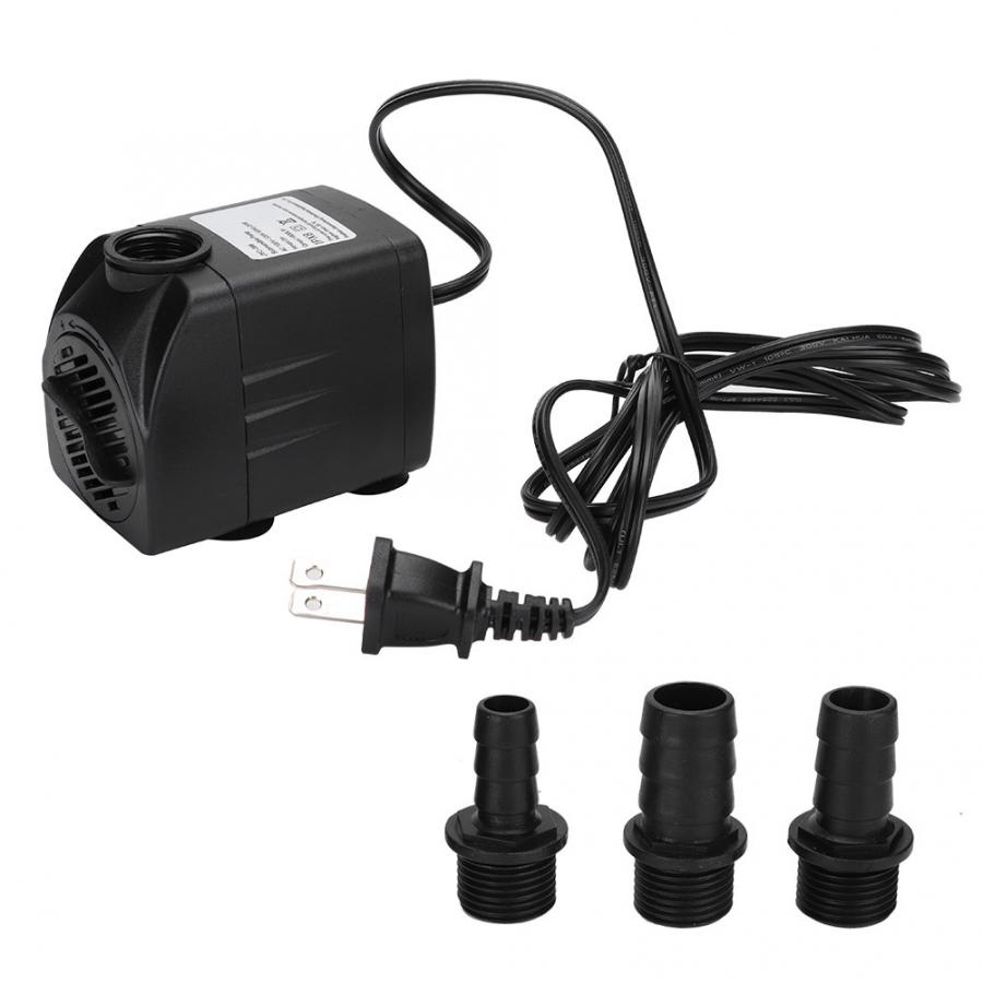25W Pond Fountain Water Suction Pump Miniature Submersible Pump US 100-120V Pool Garden Fish Aquarium Water Pump