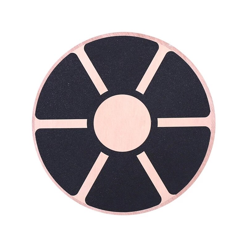 Wooden Balance Board Waist Twisting Board Yoga Fitness Plate Stability Disc Antiskid Training Balance Gym Board Exercise Workout