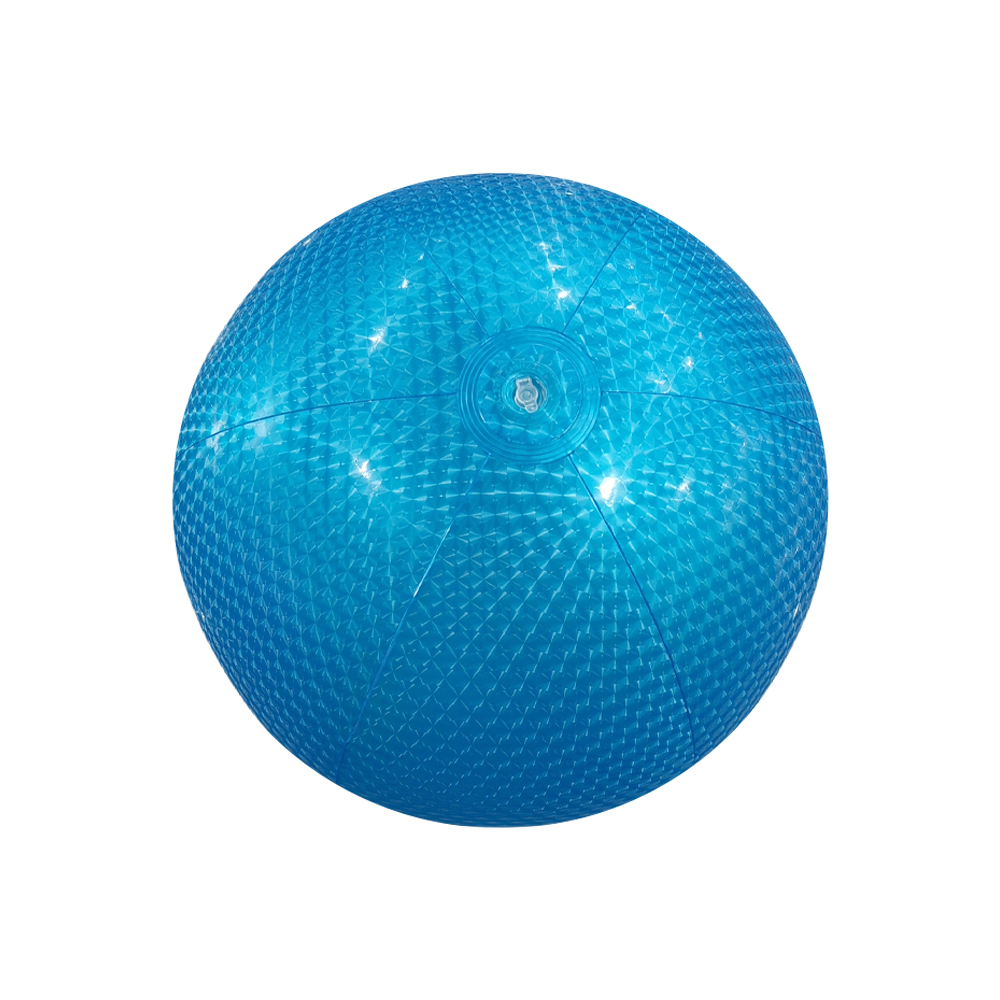 Pelota de playa inflable con perlas coloridas, adecuada para juegos de EN LA Piscina en la playa, 1 ud.: Gris claro