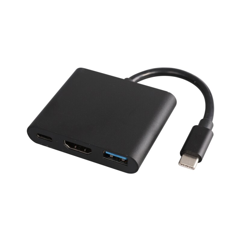 USB-C Naar Hdmi 3 In 1 Kabel Converter Voor Samsung Huawei Usb 3.1 Thunderbolt 3 Type C Switch Naar Hdmi 4K Adapter Kabel 1080P2