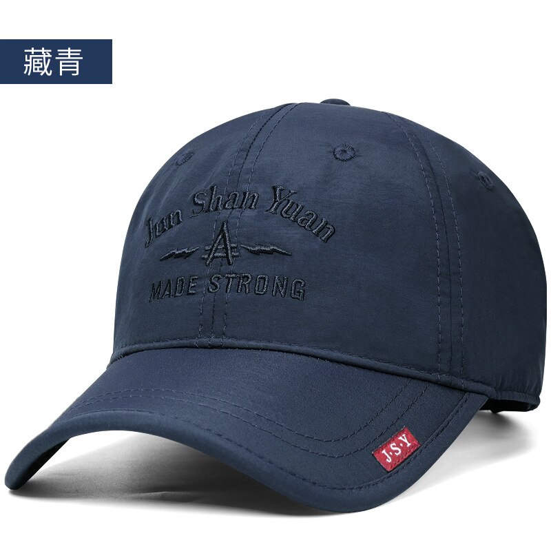 2022 Volwassen Lente En Zomer Outdoor Zon Hoeden Grote Bot Man Causale Piekte Sport Hoed Mannelijke Plus Size Baseball Caps 56-62Cm: Polyester Navy