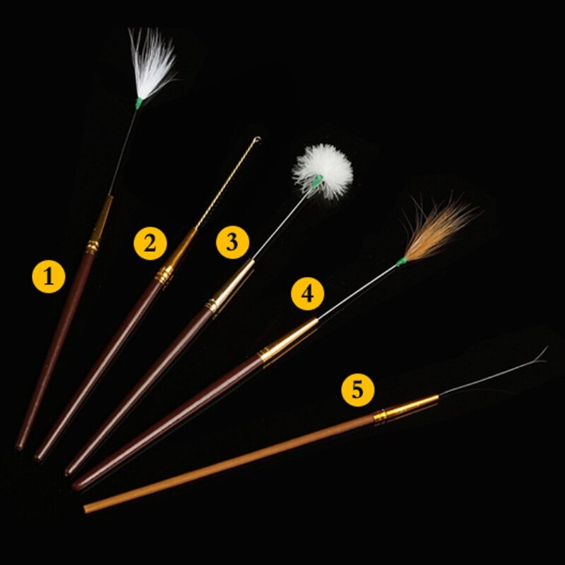 16 stuks oorsmeerverwijderaar, oorreiniger, handgemaakte oorstokjesset, gezondheidszorggereedschap met leren etui