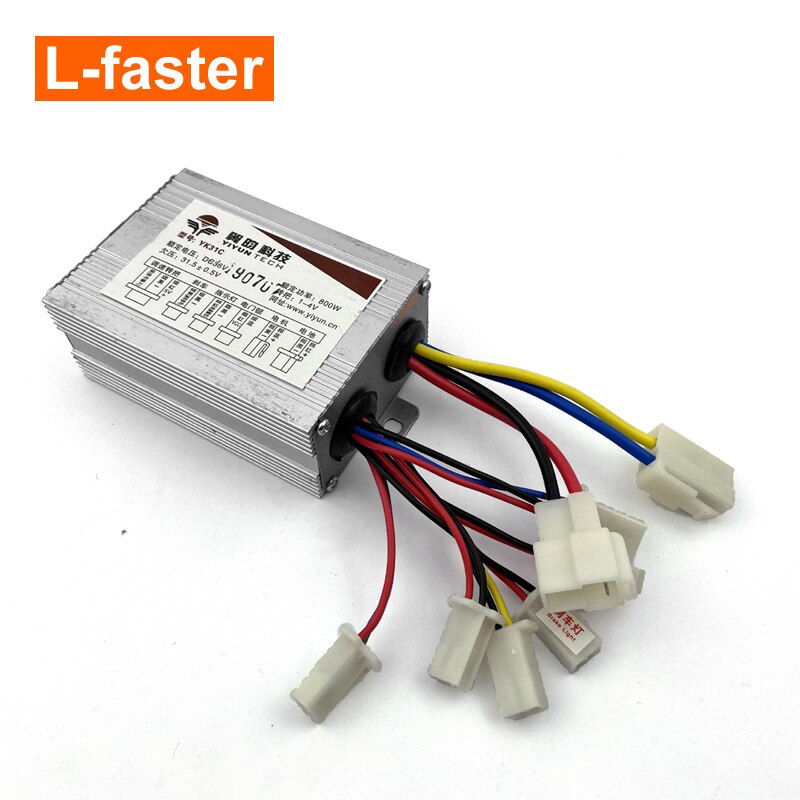36V 800W Borstel Controller Met 30A Thermische Zekering 48V Motor MY1020Z Controle Case Voor Elektrische Trike Fiets fiets