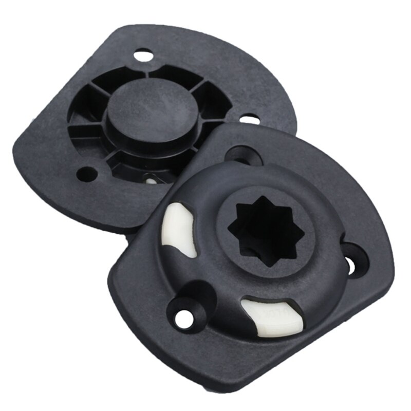 Kano båd fiskeri kajak side port mount rib port nylon flush mount base fiskestang holder mount base tackle kit: Default Title