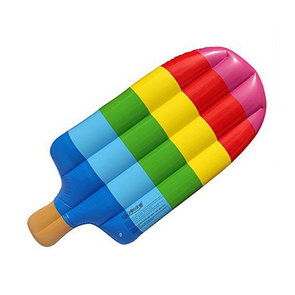 Floating Row Inflatable PVC 145CM Ice Cream Floating Raft Buoyant Popsicle Drifting Couch Swimming Party Toy