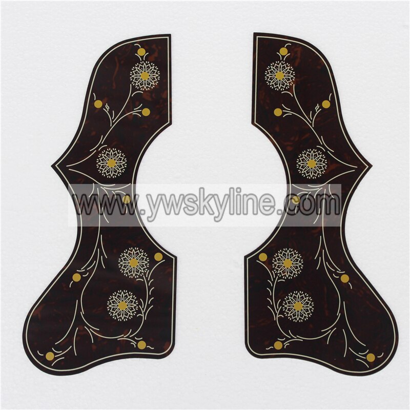 right hand and left hand J200 guitar pickguard, pickguards for J200 guitar,2mm thickness celluloid inlays Pick-guard,