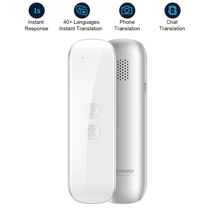 3 In 1 Voice/Text/Photographic Smart Voice Translator Device Support 40+ Languages For Meeting Learning Business Travel Shopping