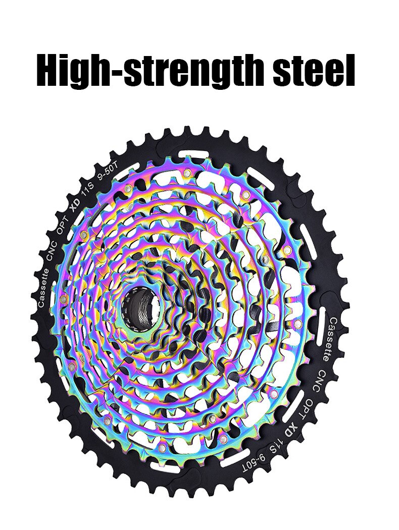 SUNSHINE 8/9/10/11/12S MTB 12 Speed 11-50T Cassette HG Standard 11-50T Ultralight Full Steel Lightweight 12S Sprocket Ultimate