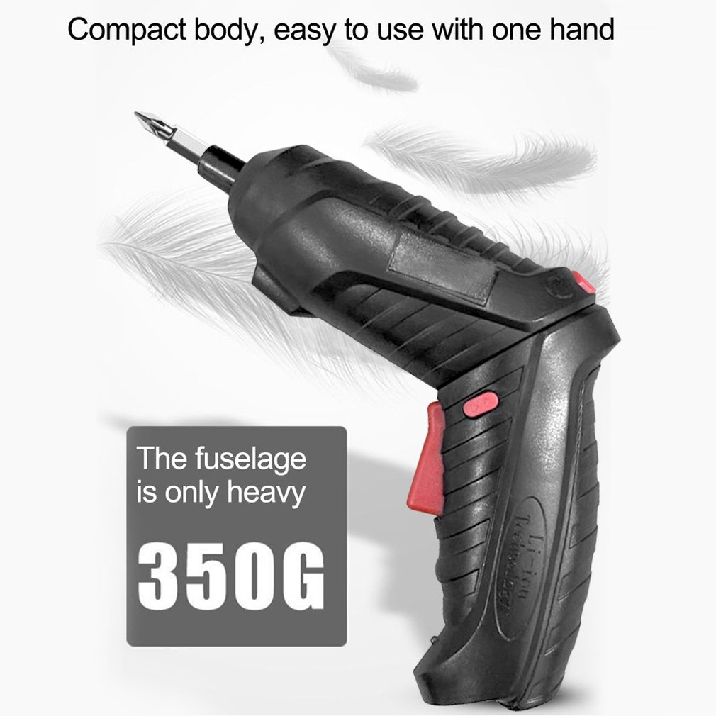 Drill Screwdriver Multifunctional Portable Cordless Drill Screwdriver Rechargeable Electric Drill Screw Driver