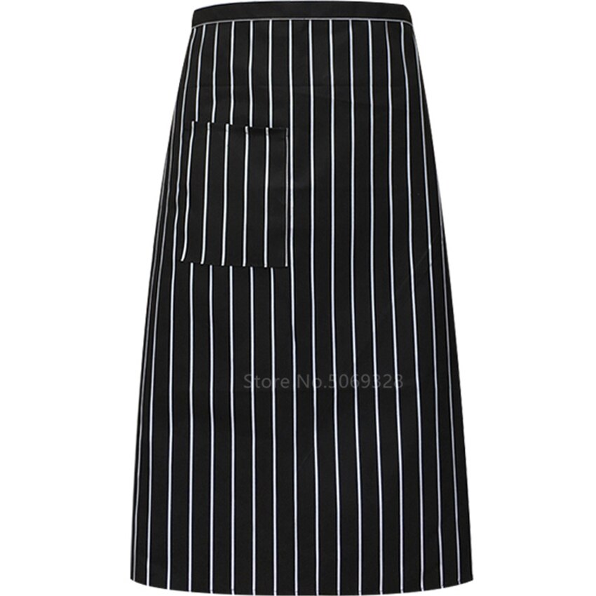 Unisex Adult Restaurant Apron Kitchen Work Wear Men Food Service Oil-Proof Cooking Waiter Cafe BBQ Hairdresser Uniform Accessory