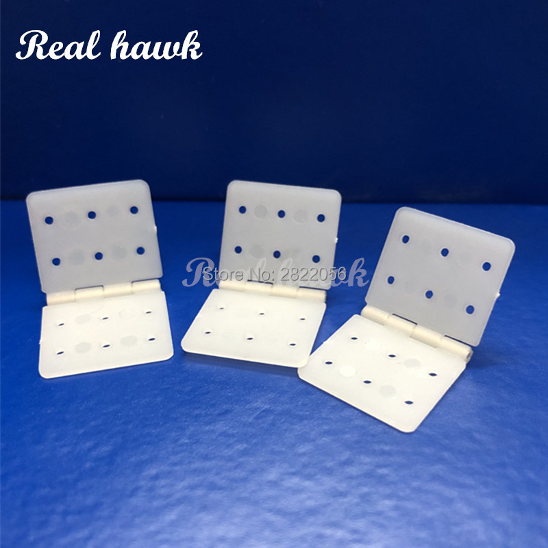 10 Uds W12xL24/W16xL29/W20xL36mm Nylon y bisagra estañada para aviones RC modelo aeromodelismo piezas de repuesto RC