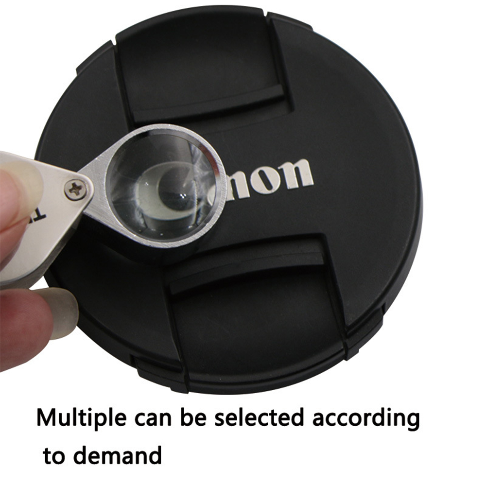 10X 20X 30X Magnifier Jewelers Eye Tool Jewellery Folding Loupe Glass Lens Magnifying Triplet Glass Jewelry Diamond Pocket Size