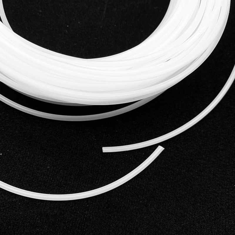 Tube en PTFE ID 0.3 0.6 0.8 1 1.2 1.5 1.6 1.8 2 2.5 3 4mm F46, tuyau isolé capillaire, tuyau rigide, résistance à la température et à la Corrosion