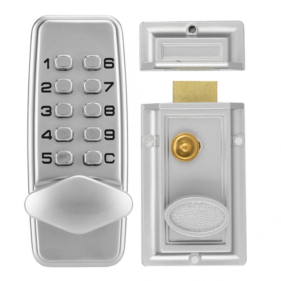 Password Lock 2 - 4 Digits MiNi Mechanical Code Lock Cabinet Indoor Outdoor Door Password Security Coded Lock