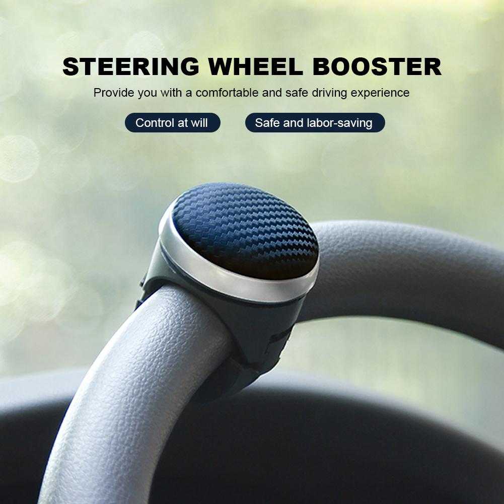 Manopola del volante dell'auto Volante antiscivolo Booster Ruota rotante Spinner Cuscinetto a forma di sfera Maniglia di alimentazione Parti di automobili