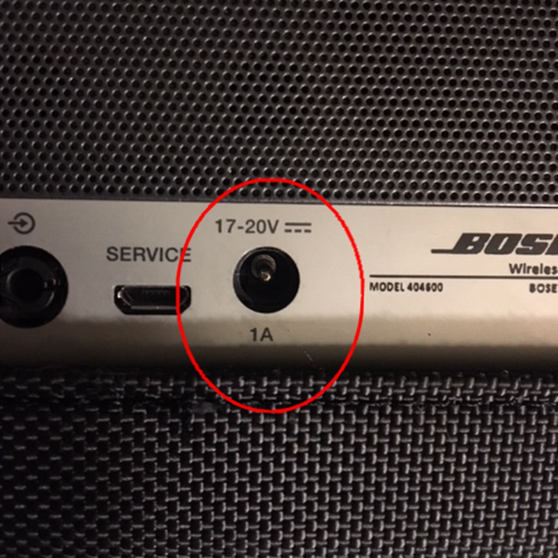 17V-20V 1A AC Adapter Charger 1000mA for Bose SoundLink 1 2 3 Mobile Speaker 404600 306386-101 17V 20V 1A EU/US Plug