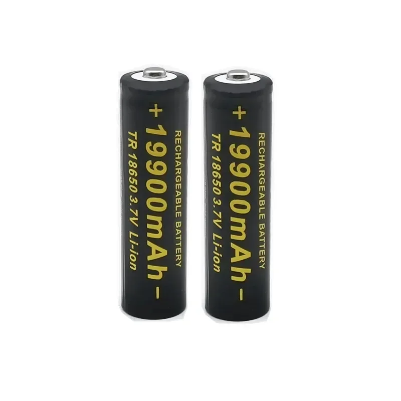 2025 100 % neuer 3,7 V 18650 19900 mAh Hochleistungsakku, Lithium-Ionen-Akku für Taschenlampenbatterien