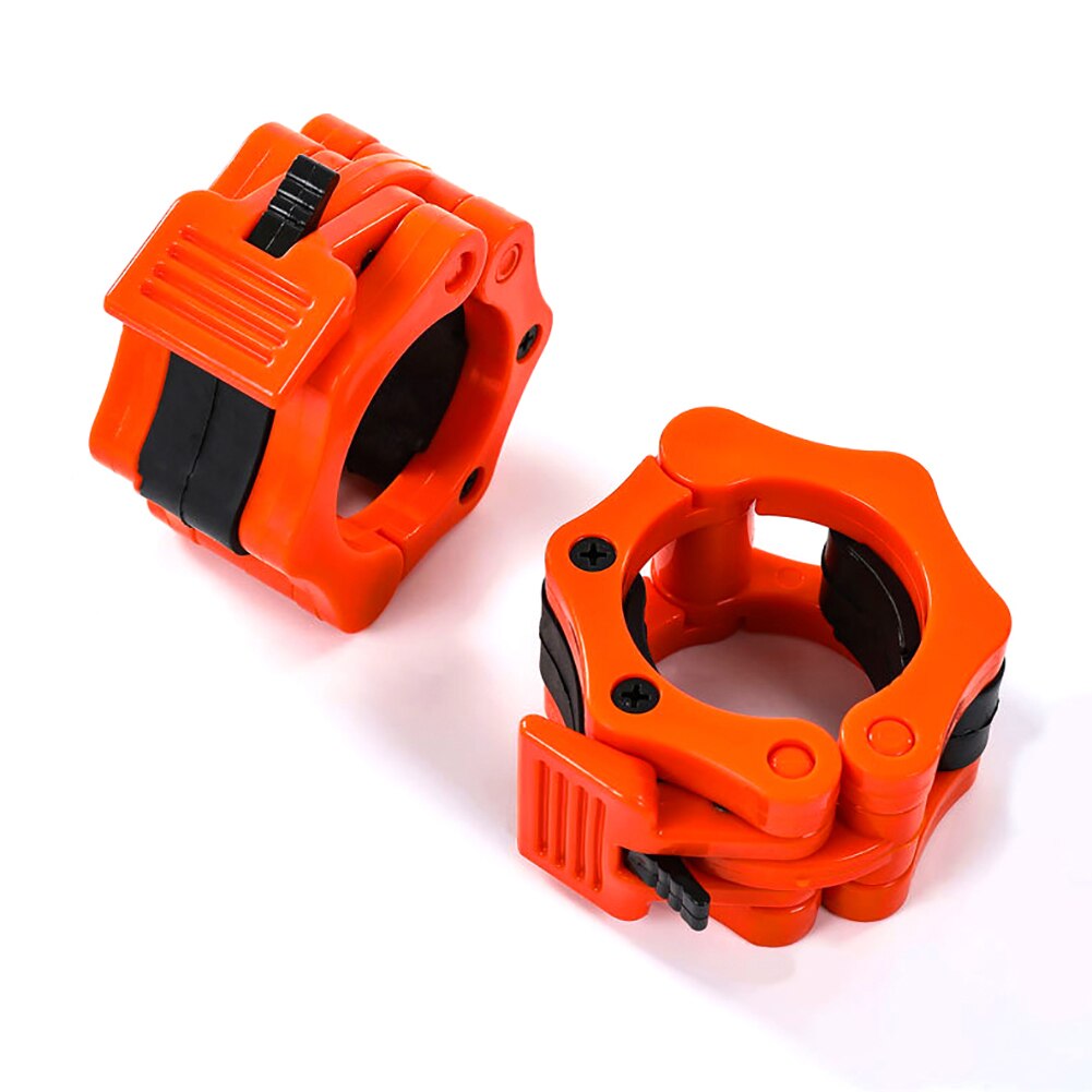 1 par 50mm skivstång krage lås hantel clips klämma viktlyft stång gym hantel fitness body building clips lås käken: C