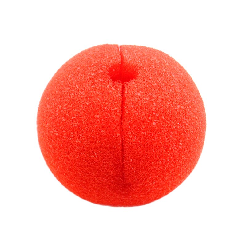1pc Red Nose Sponge Circus Clown Nose Comic Party Supplies Halloween Accessories Costume Magic Dress Party Supplies