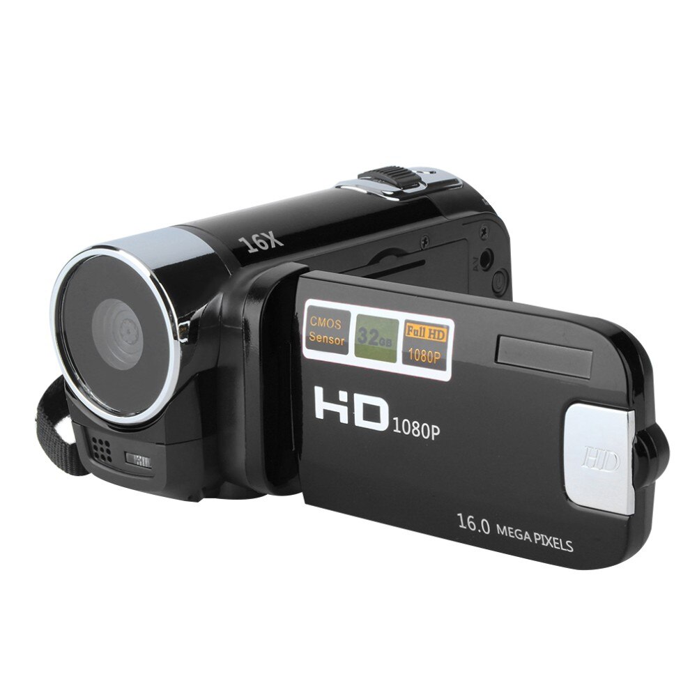 2.7 & #39 ;& #39 ; tft lcd 720p digital video camcorder 16x zoom dv kamera understøtter hdmi video output rød/sort