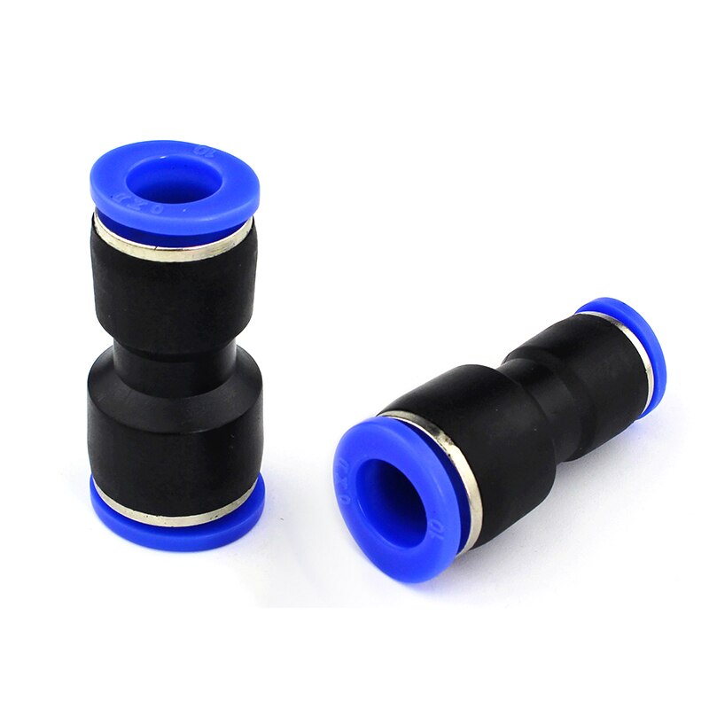 1Pcs Pneumatic Quick Coupling Gas Pipe Plastic Connector PG-4 6 8 10 12mm Reduced diameter pneumatic joint