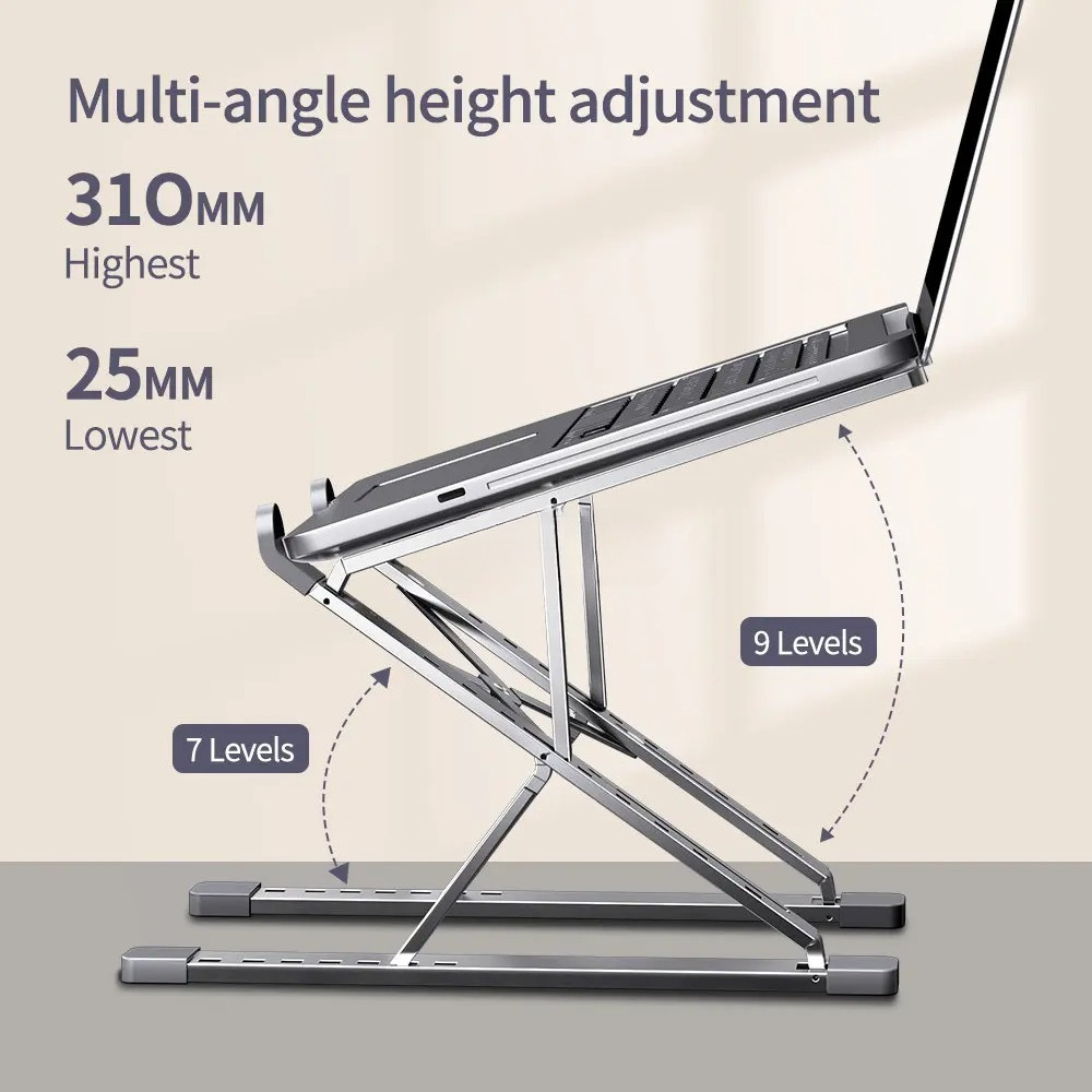 N8 N3 Laptop Stand Aluminum for Macbook Adjustable Portable More Stabe Laptop Stand Cooling Stand Foldable Notebook Holder