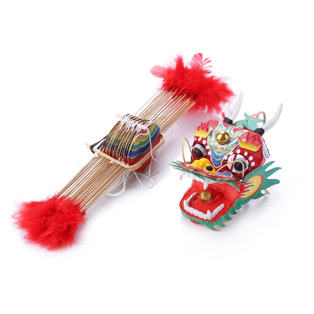 Kinesisk traditionel dragekite 1m-1.7m dekorative drage børn udendørs sjovt sportstøj legetøj tilbehør
