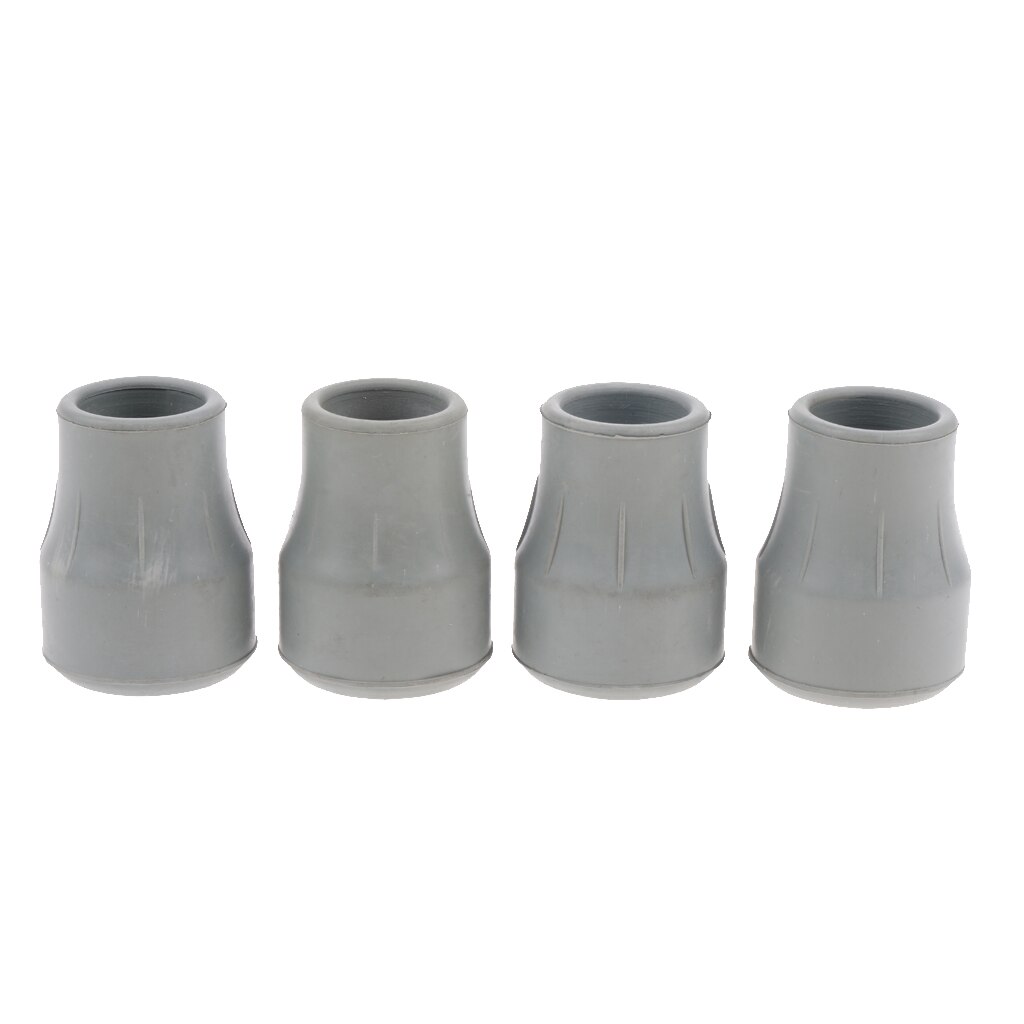 4pcs 22mm Trekking Hiking Pole Rubber Tips/Feet Cover/End Cap/Protector for Canes Feet with Three-legged or Four-legged