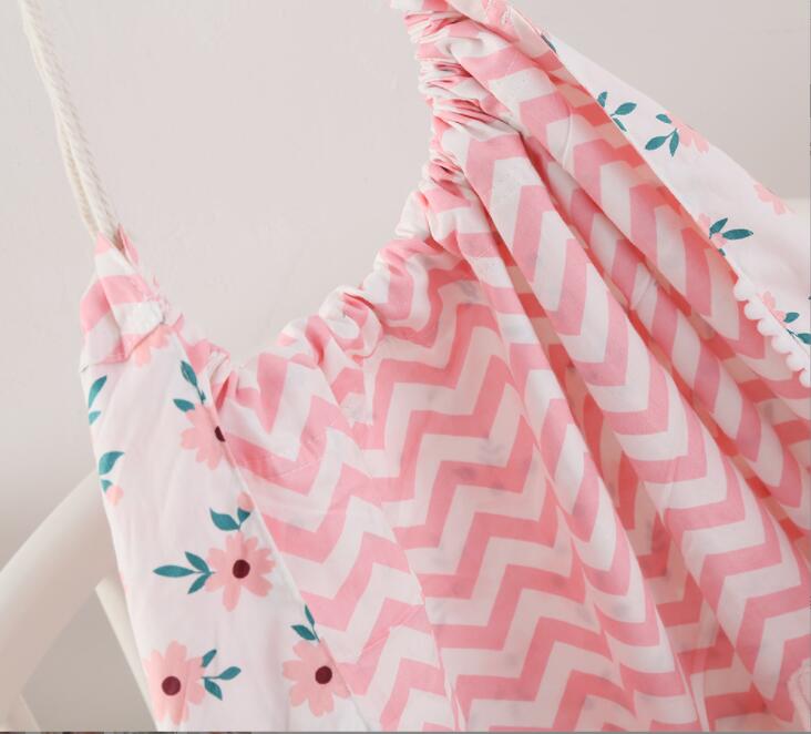 Cartoon Baby Children Hammock Swing Rocking Chair Indoor Outdoor Hanging Basket Babys Kids Home Hammocks Swings Decoration: Pink Flower