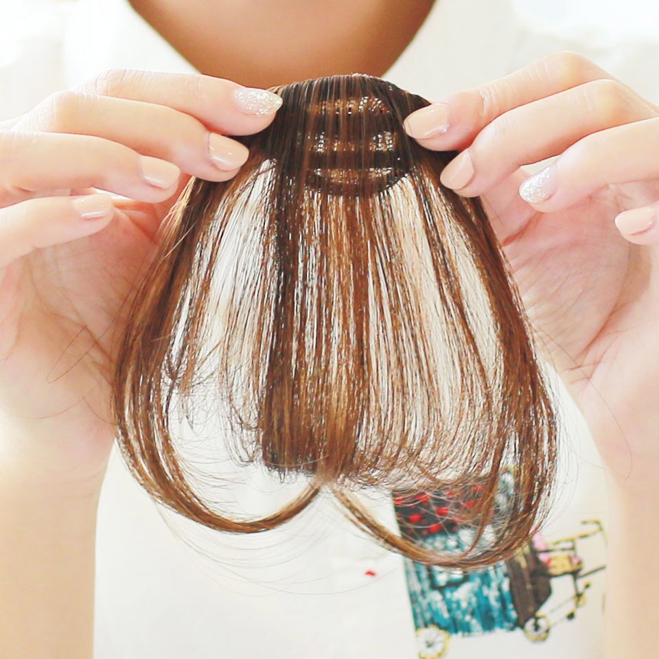 DIFEI powietrze grzywka kobieta syntetyczna 3 kolory wysoka temperatura włókna peruka grzywka kobiety grzywka