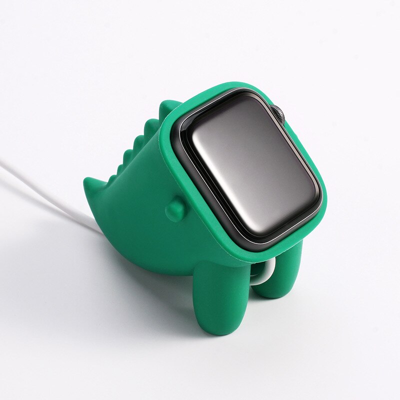 Leuke Dinosaurus Horloge Stand Voor Apple Serie 6/5/4/3/2/1 44Mm/42Mm/40Mm/38Mm Nachtkastje Accessoires Horloge Opladen Base