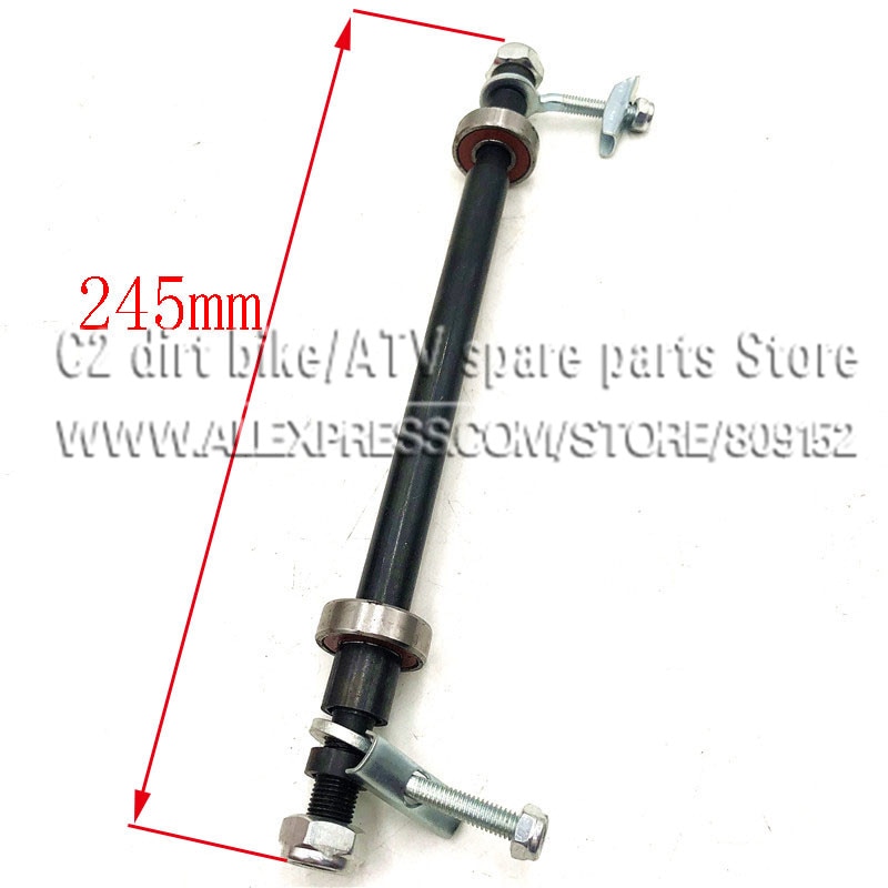 Eje de rueda delantera o trasera, 10MM, para Mini Moto de 47cc, 49cc, Dirt Pocket, Mini moto Kayo KXD