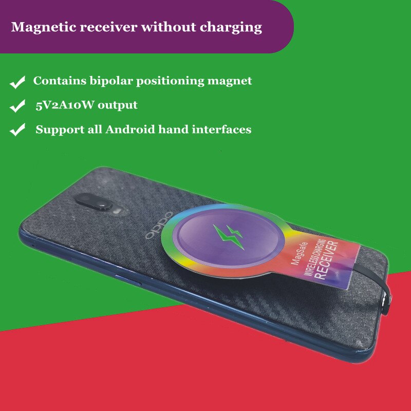 Langaton latausvastaanotin 5v 2a 10w nopea langaton lataus huawei xiaomi samsung type-c -liitäntä langaton latauskela