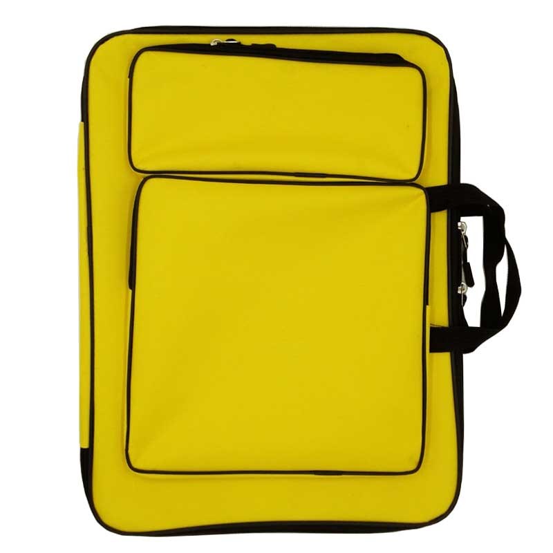 freundlicher Kunst Tasche für Zeichnung Bord Malerei einstellen Reise 8K Skizze Tasche für Skizzieren Oxford Malerei Kunst Liefert für freundlicher Künstler: Gelb