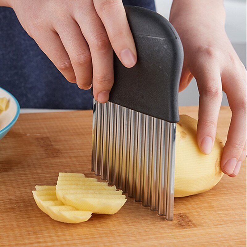 Xiuganpo Handheld Mandoline Slicer, Roestvrijstalen Aardappelkaas