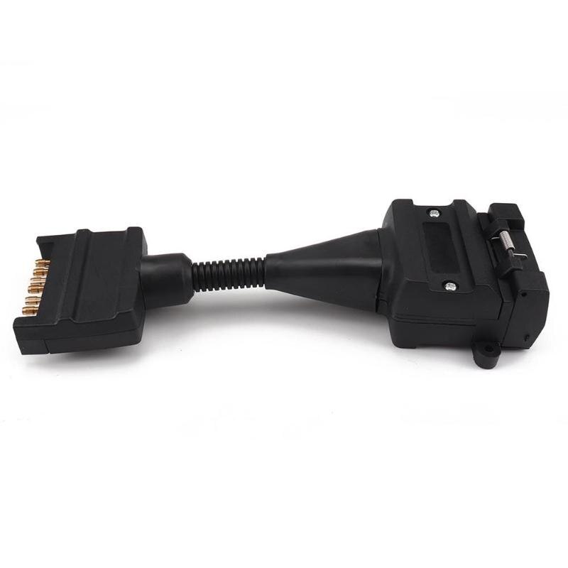 12V Car Trailer Adapter Light Connector 12 Pin Flat Female Socket to 7 Pin Flat Male Plug Australia RV trucksemi-trailer shipcar