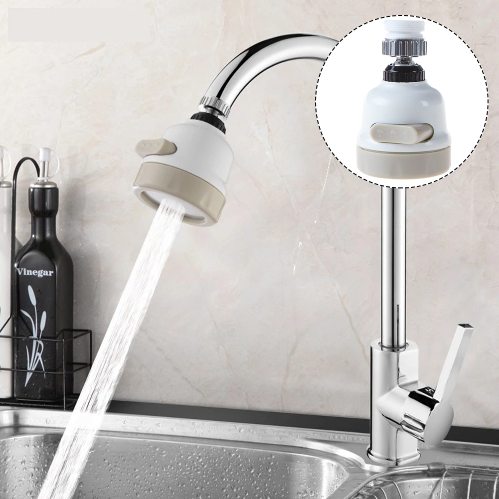 Belüfter Wasserhahn Extender Sprüh kopf Schwenk hahn Kopf drehen Spüle Spray Wassers par aufsatz biegbar flexibel