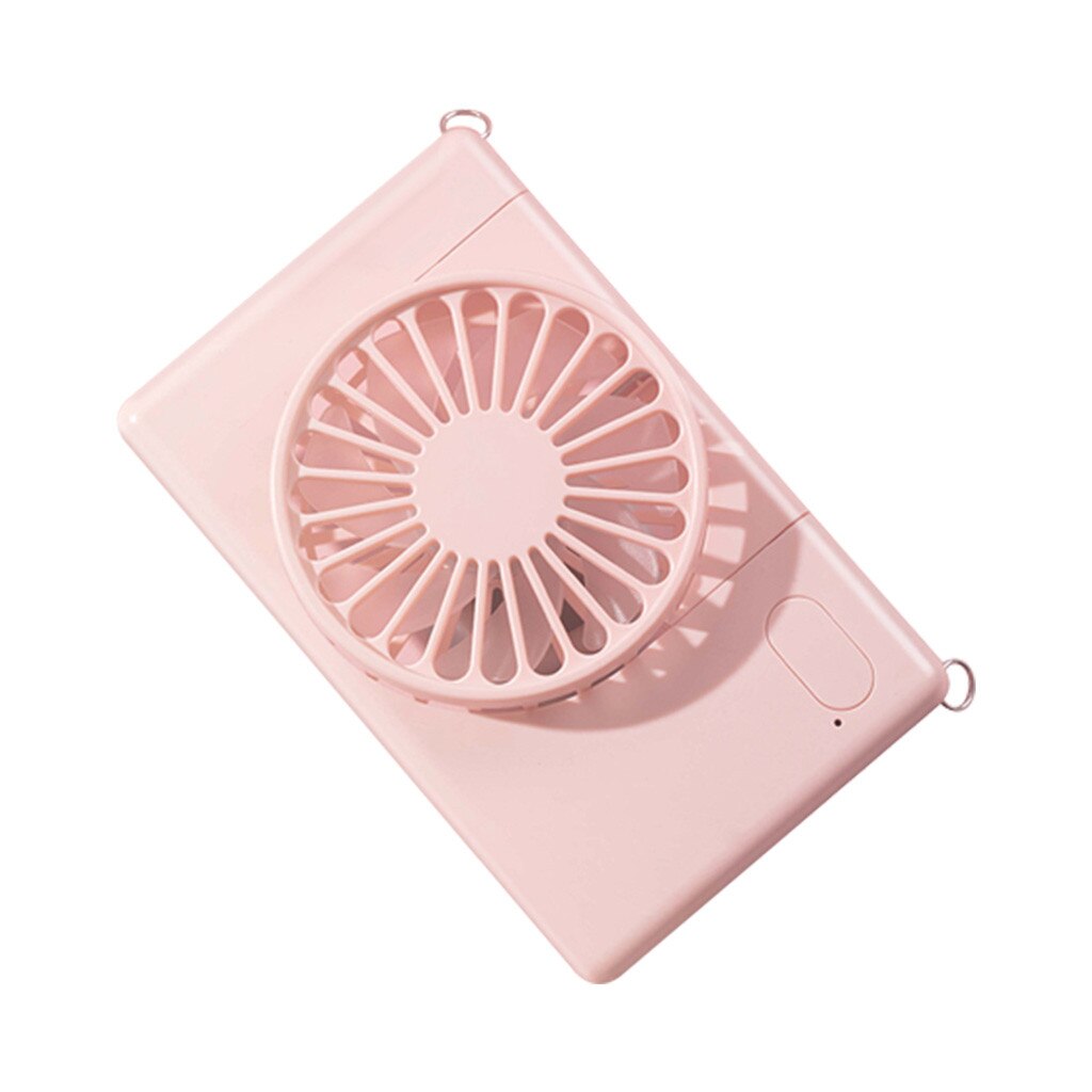 Usb Pocket Stille Kleine Ventilator Draagbare Handheld Fan Luchtzuivering Draagbare Mini Ventilator Opladen Usb Fan Outdoor Office Student Fan: Pink