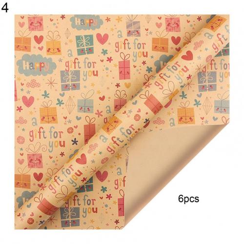 Gran papel de envolver caramelos reutilizable Kraft papel de embalaje de papel de una cara papel de envolver caramelos s para Bar de papel de embalaje: 4