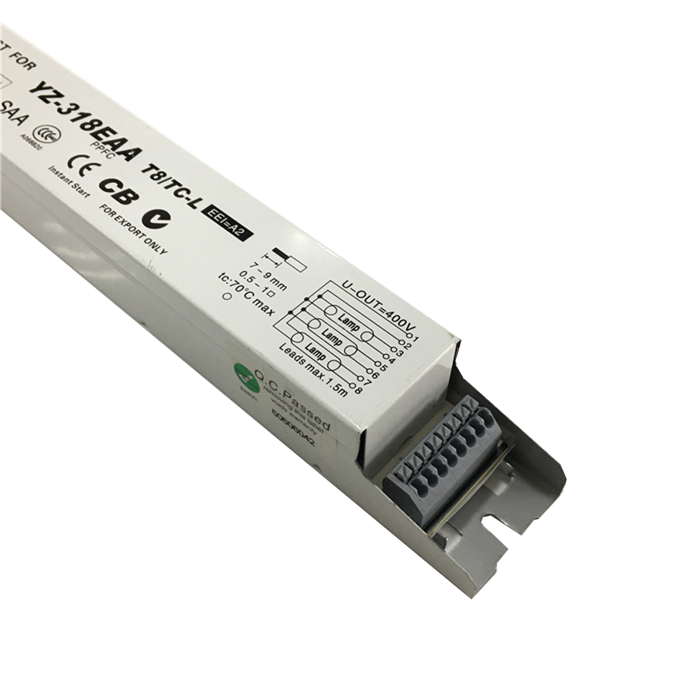 3 aaa yz -318 eaa 220v t8/ tc -l 18 bx 3 15 bx 3 t8 ac elektronisk ballast for  t8 lysrør akvarium reklame lysboks
