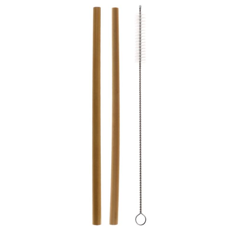 Natural Bamboo Straw Eco Friendly Reusable Straw Organic Bamboo Drinking Straws Bar Accessories: Y