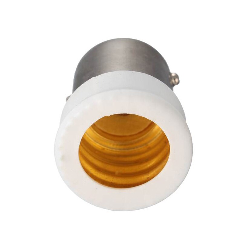 Bajonet  b15 skruet  e14 fatninger lampe bundbeslag pære lampe adapter konverter 220v lys tilbehør sikkerhed to farver
